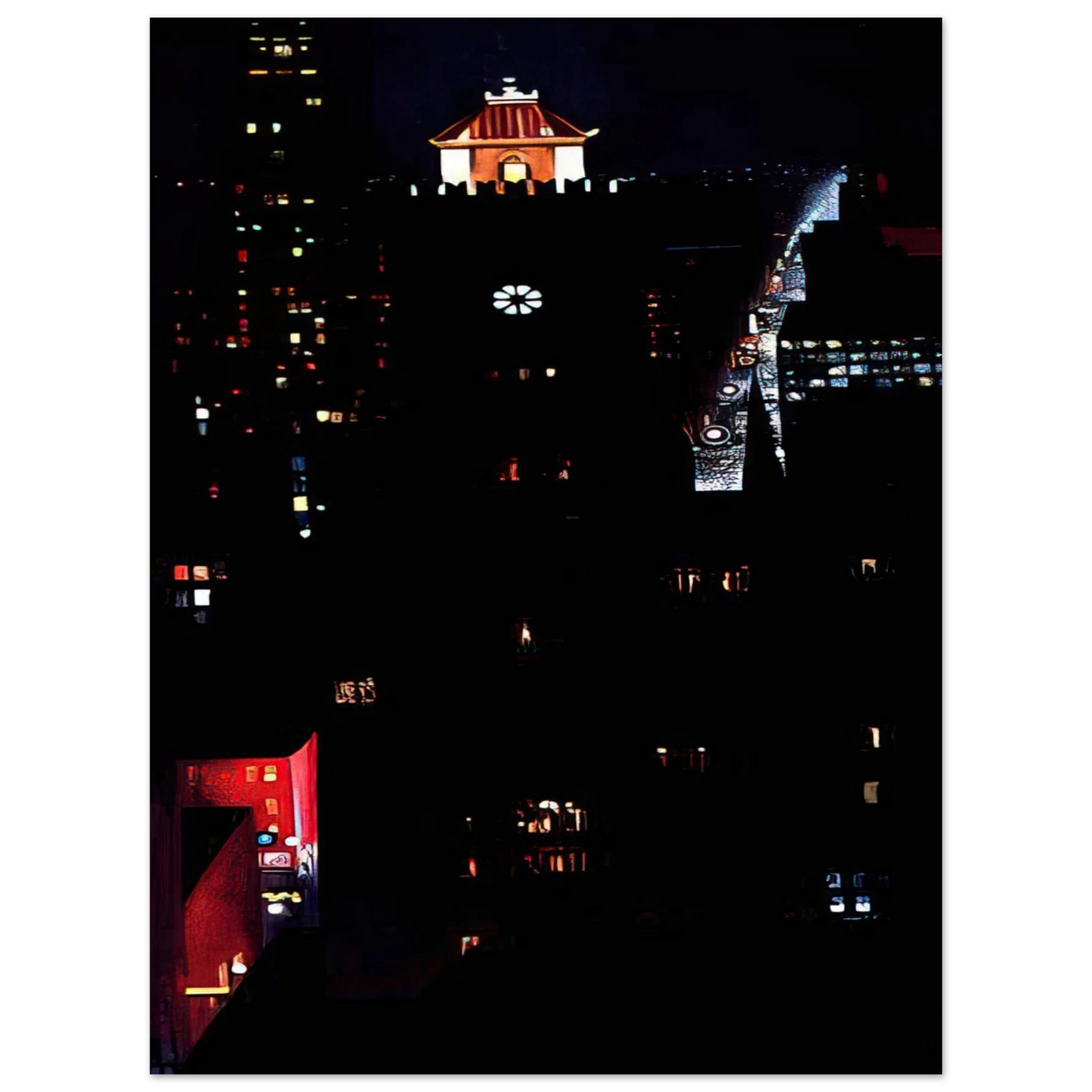 Georgia O'Keeffe - New York Night Fine Art Poster