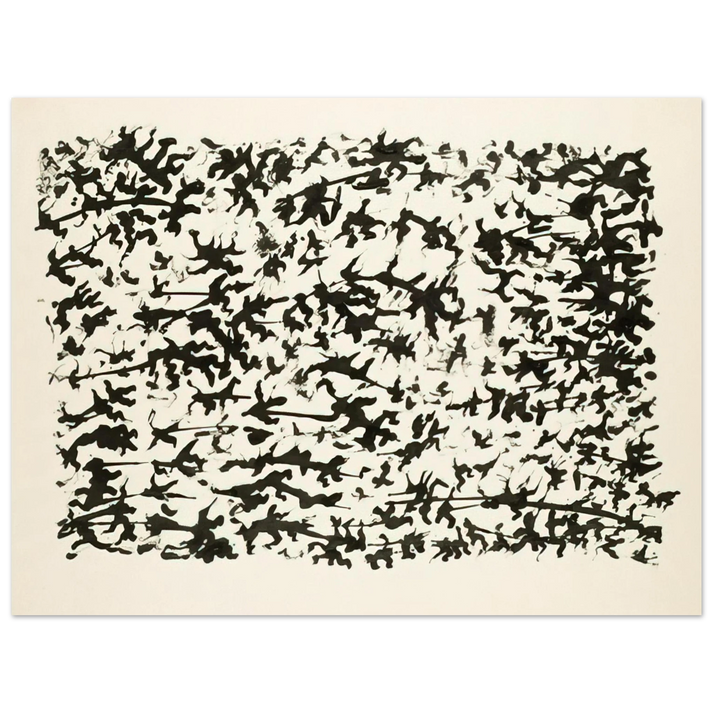 Henri Michaux - Untitled - Tachisme  75x100 cm / 30x40inches Fine Art Poster