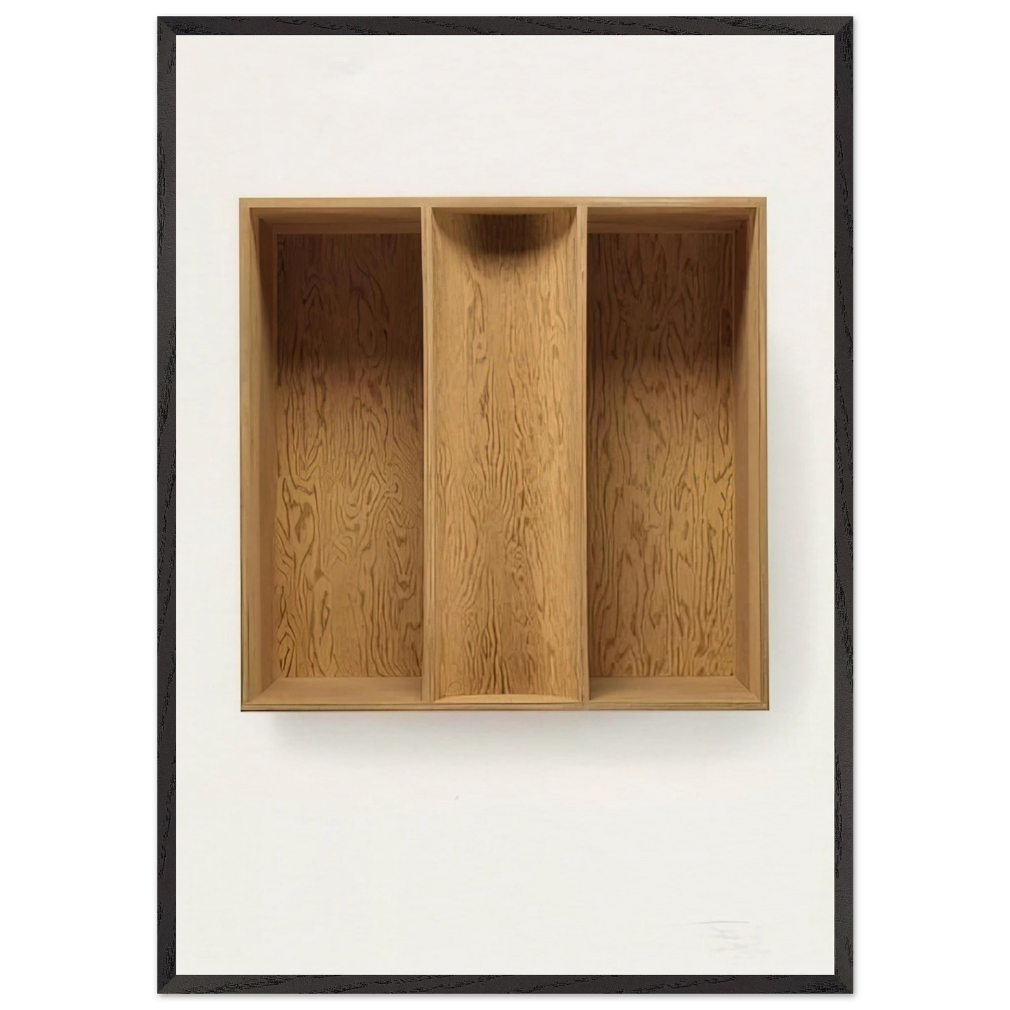 Untitled 91-7 Ballantine - 1991 - Donald Judd 70x100 cm / 28x40 inches Framed Art Print – Black Wooden Frame