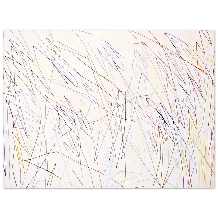 Ronnie Landfield - Iceberg - 1974  75x100 cm / 30x40inches Fine Art Poster