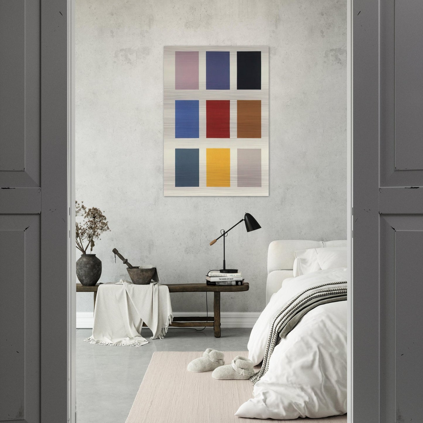 COLOR CHART NO 139 1 1966 - Gerhard Richter Brushed Aluminum Print - 70x100 cm / 28x40 inches | Gerhard Richter Aluminum Print | Gerhard Richter Prints