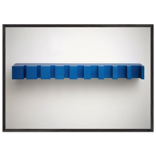 Untitled Bernstein 88-26 - 1988 - Donald Judd 70x100 cm / 28x40 inches Framed Art Print – Black Wooden Frame