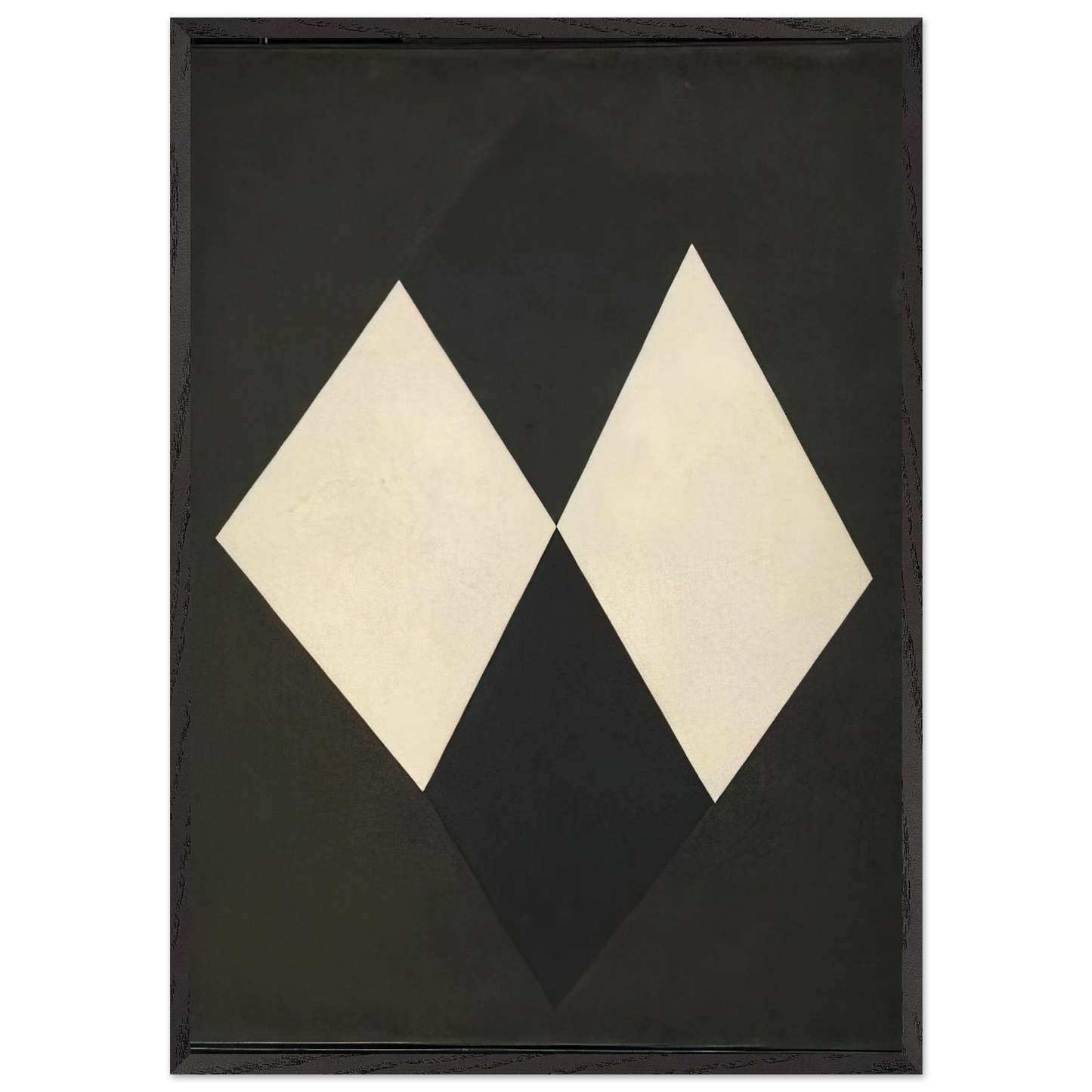 Untitled - 1963 N12 - Mira Schendel 70x100 cm / 28x40 inches Framed Art Print – Black Wooden Frame