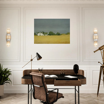 WHEAT 1960 - Fairfield Porter Brushed Aluminum Print - 70x100 cm / 28x40 inches | Fairfield Porter Aluminum Print | Fairfield Porter Prints