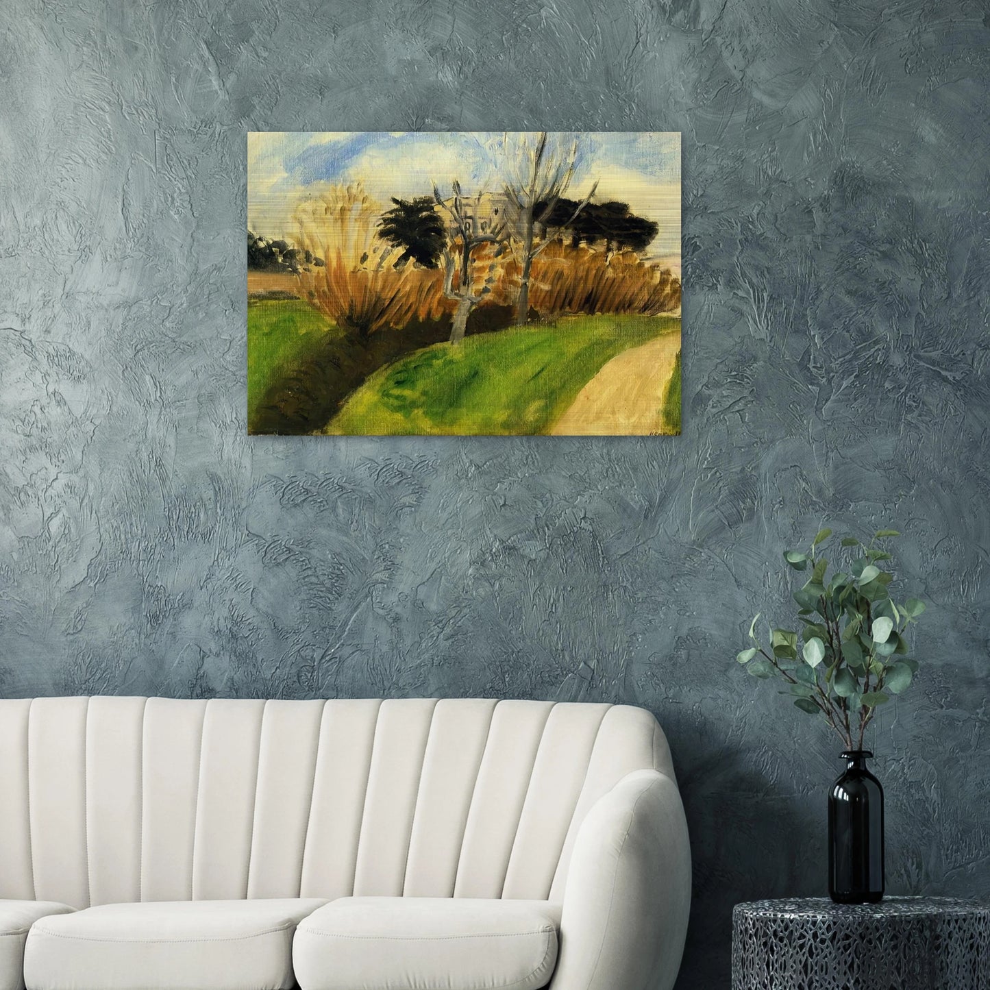 THE STREAM NEAR NICE - Henri Matisse Brushed Aluminum Print - 70x100 cm / 28x40 inches | Henri Matisse Aluminum Print | Henri Matisse Prints