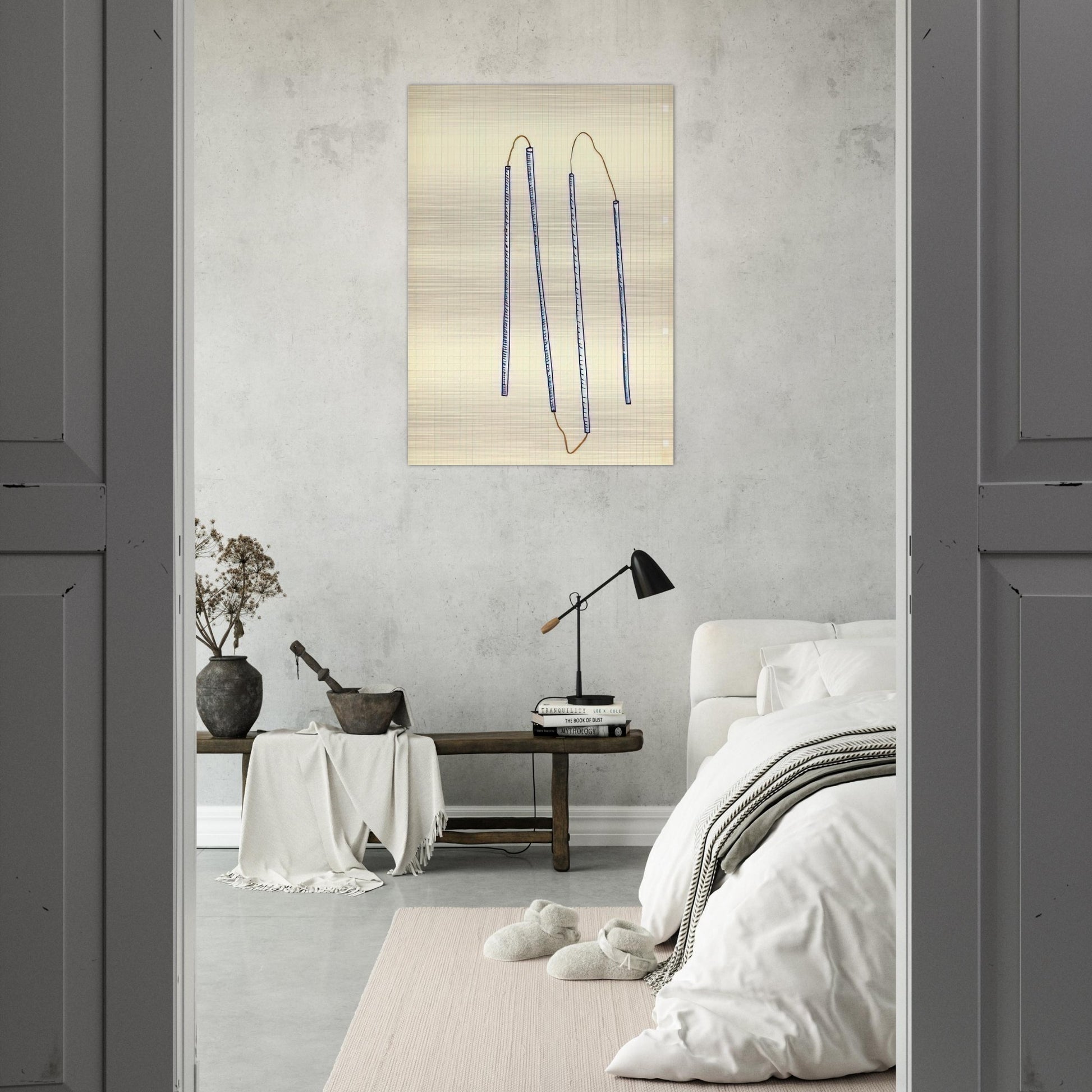 UNTITLED 1969 - Sigmar Polke Brushed Aluminum Print - 70x100 cm / 28x40 inches | Sigmar Polke Aluminum Print | Sigmar Polke Prints