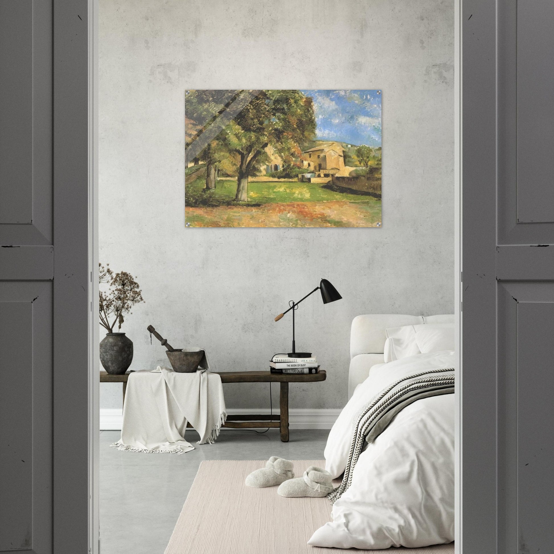 Horse-chestnut-trees in Jas de Bouffan - Paul Cézanne Acrylic Print - 70x100 cm / 28x40″ inches | Paul Cézanne Wall Art | Paul Cézanne Prints
