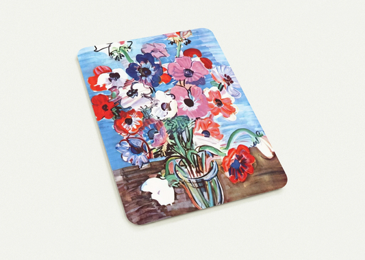 ANEMONES 1937 By Raoul Dufy Pack of 10 Post Cards | Raoul Dufy Post Cards | A6 (10.5 x 14.8 cm) - 4.1 x 5.8 inches