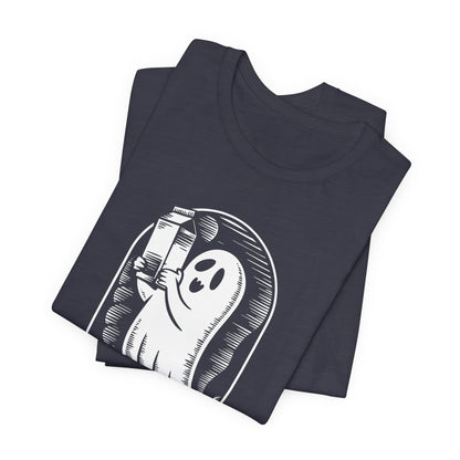 Solo un papá que siempre regresaba con leche camiseta de Halloween - Camiseta de manga corta unisex
