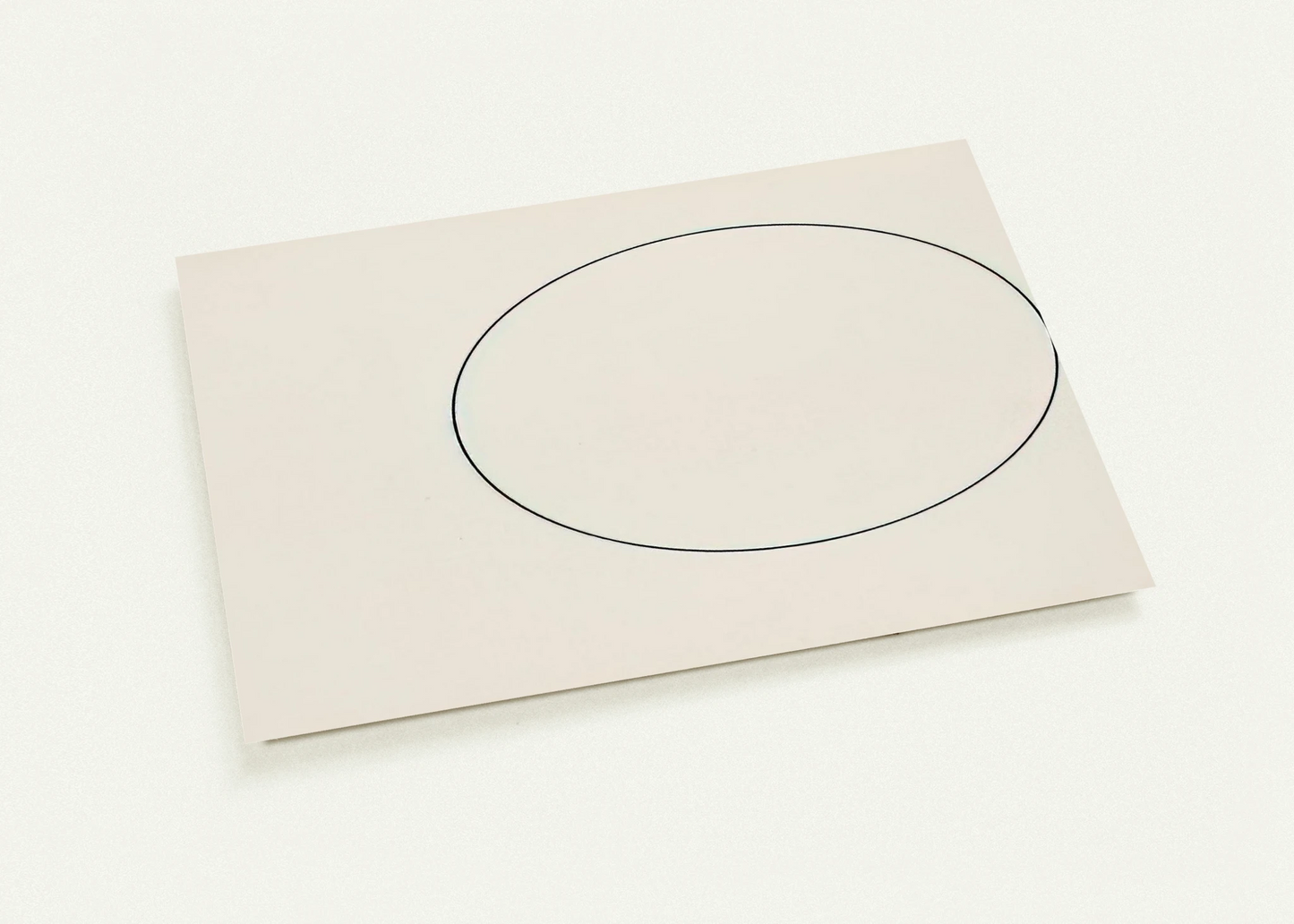 Circle Line By Ellsworth Kelly Pack of 10 Post Cards | Ellsworth Kelly Post Cards | A6 (10.5 x 14.8 cm) - 4.1 x 5.8 inches