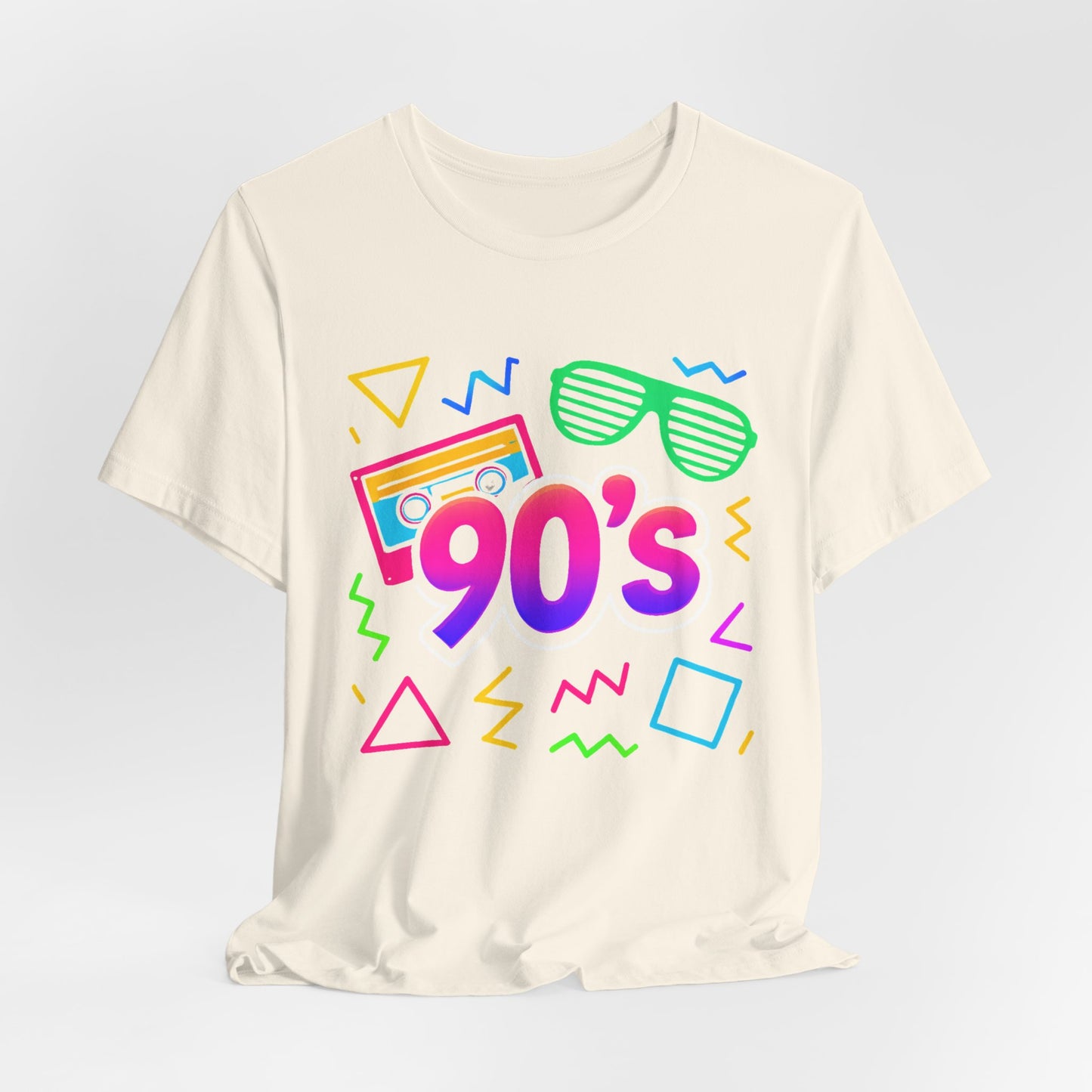 Música de la vieja escuela de los 90: ambiente arcade, clásico vintage de los 90. Camiseta retro de los 90 con la frase "Amo los años noventa".
