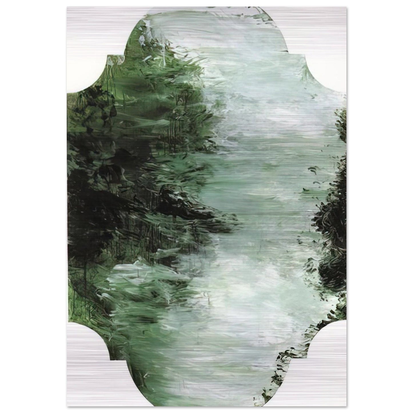 Untitled Part VI - Cy Twombly Brushed Aluminum Print - 70x100 cm / 28x40 inches | Cy Twombly Aluminum Print | Cy Twombly Prints