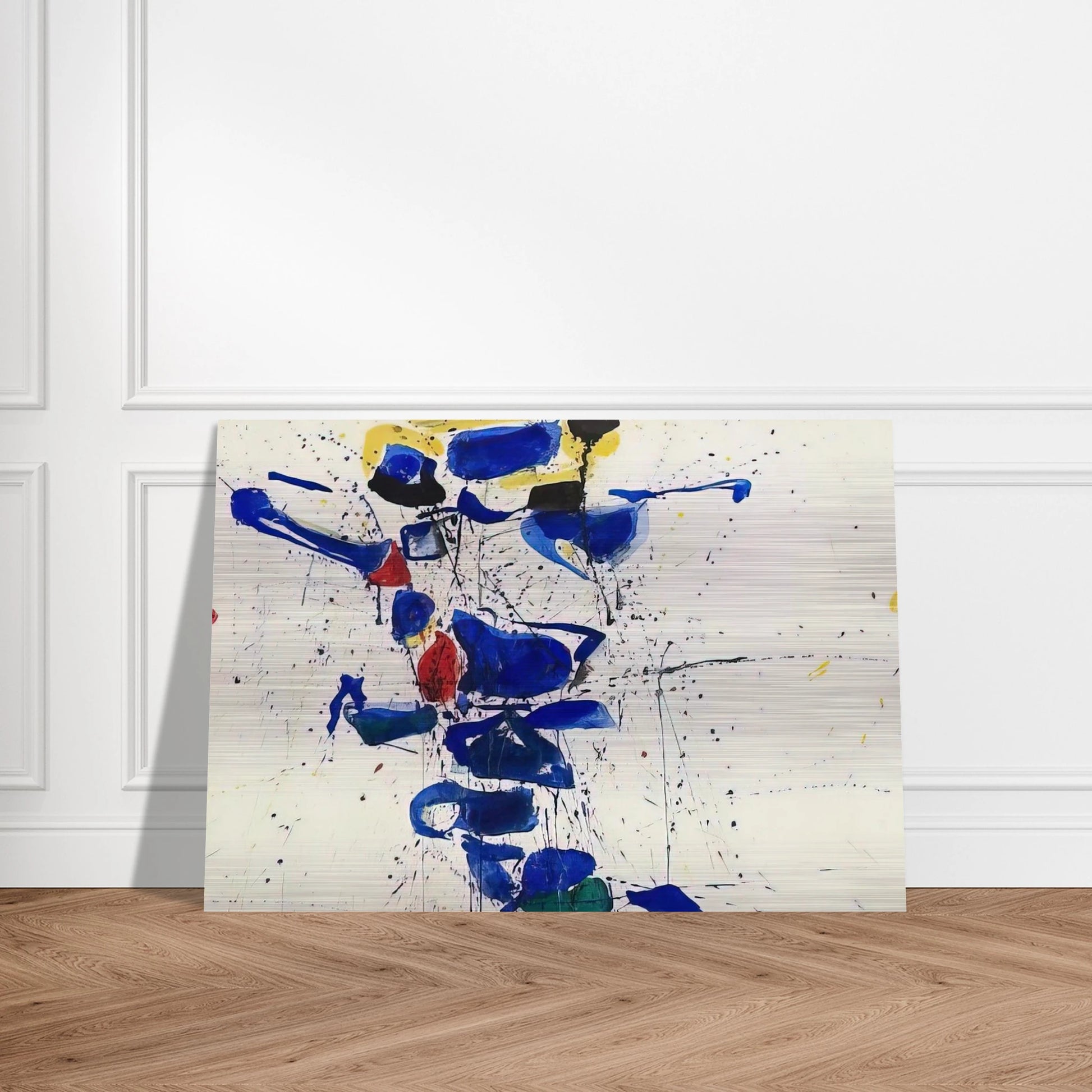 Untitled  SF59-531  - Sam Francis Brushed Aluminum Print - 70x100 cm / 28x40 inches | Sam Francis Aluminum Print | Sam Francis Prints
