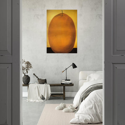 ORANGE - Fernando Botero Brushed Aluminum Print - 70x100 cm / 28x40 inches | Fernando Botero Aluminum Print | Fernando Botero Prints