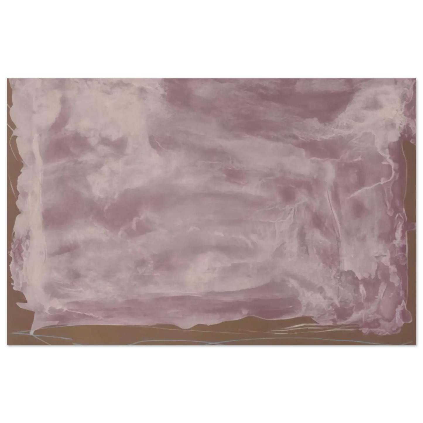 Helen Frankenthaler - Soho Dreams - 1987 Wall art - 30x40 cm / 12x16 Inches - Premium Wooden Framed Poster With Fine Art Paper - Wood frame