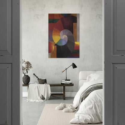 The Meeting - Johannes Itten Brushed Aluminum Print - 70x100 cm / 28x40 inches | Johannes Itten Aluminum Print | Johannes Itten Prints