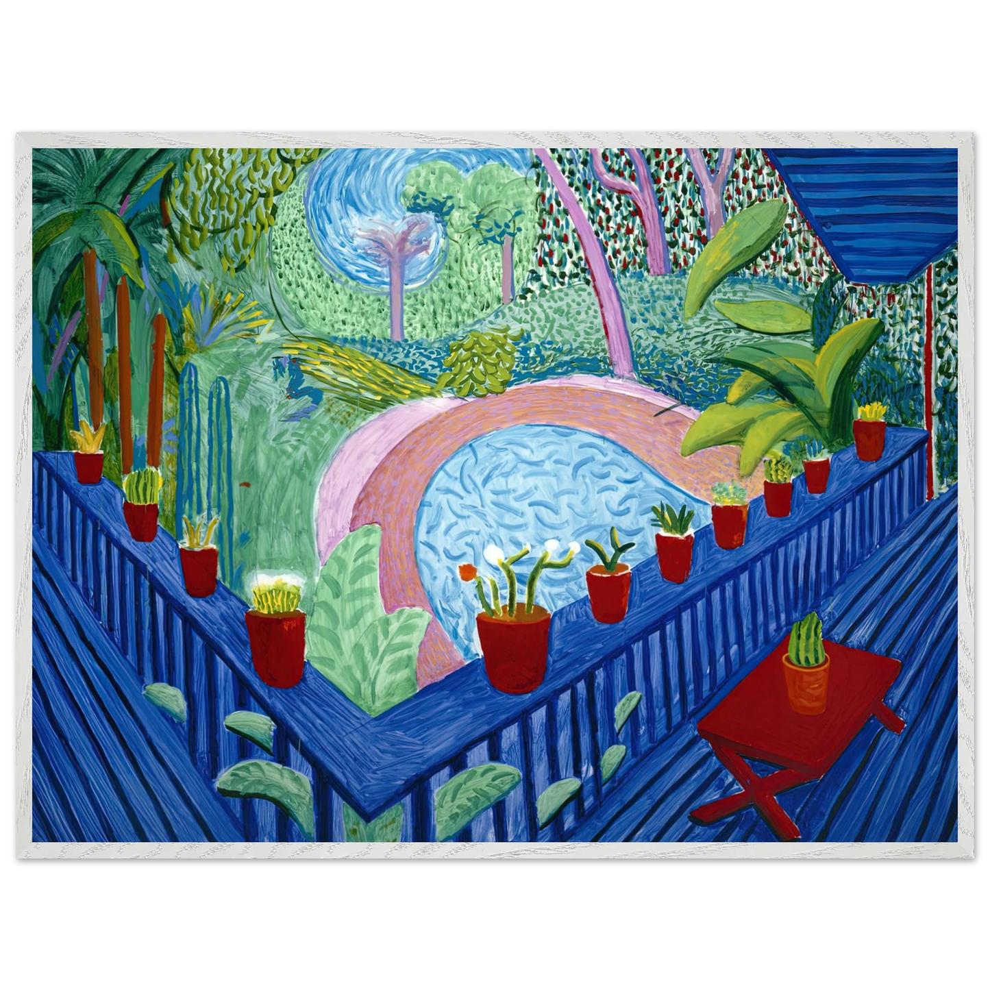 David Hockney - David Hockney Wall art - 30x45 cm / 12x18 inches - Fine Art Poster-canvas - -