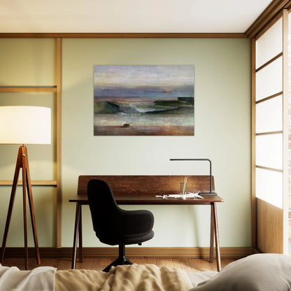 The Wave - 1944 - Victor Pasmore Brushed Aluminum Print - 70x100 cm / 28x40 inches | Victor Pasmore Aluminum Print | Victor Pasmore Prints