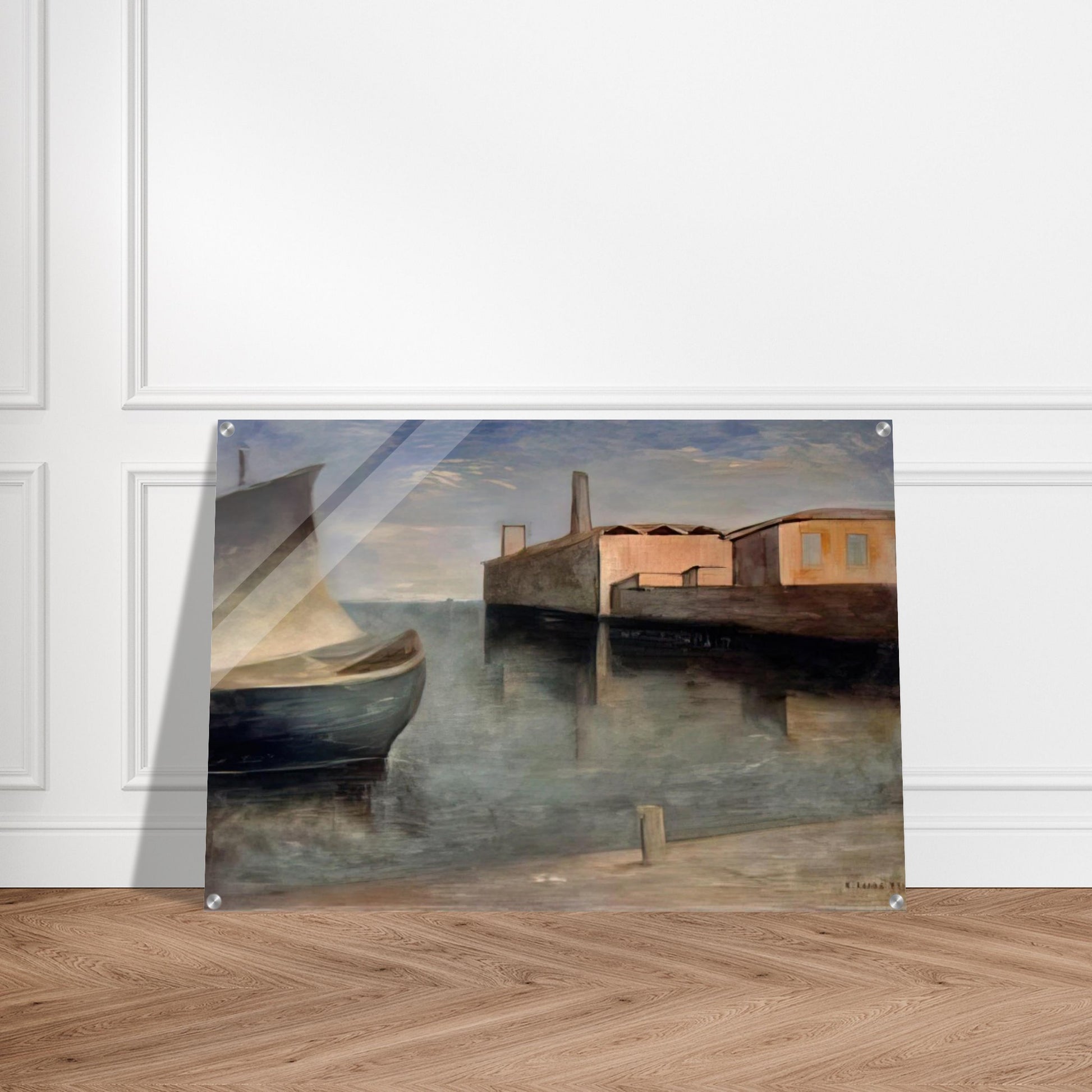 LAGOON 1932 - Carlo Carra Acrylic Print - 70x100 cm / 28x40″ inches