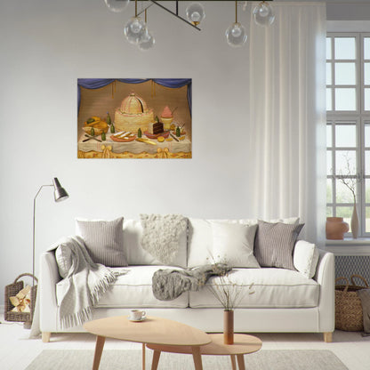 HAPPY BIRTHDAY - Fernando Botero Brushed Aluminum Print - 70x100 cm / 28x40 inches | Fernando Botero Aluminum Print | Fernando Botero Prints