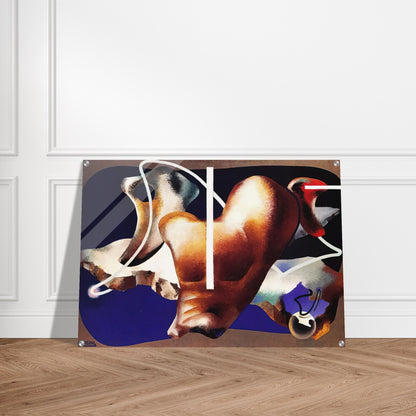 SUPERAMENTO TERRESTRE 1932 - Enrico Prampolini Acrylic Print - 70x100 cm / 28x40″ inches