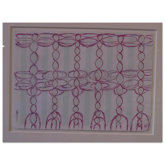 Louise Bourgeois - CHANGE THE DIRECTION OF THE MUSIC STAFF  75x100 cm / 30x40inches Fine Art Poster