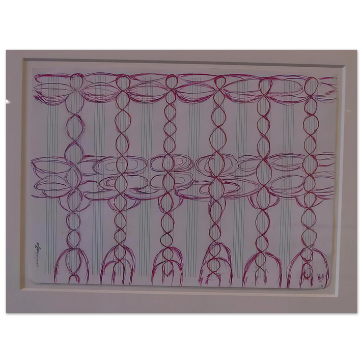 Louise Bourgeois - CHANGE THE DIRECTION OF THE MUSIC STAFF  75x100 cm / 30x40inches Fine Art Poster