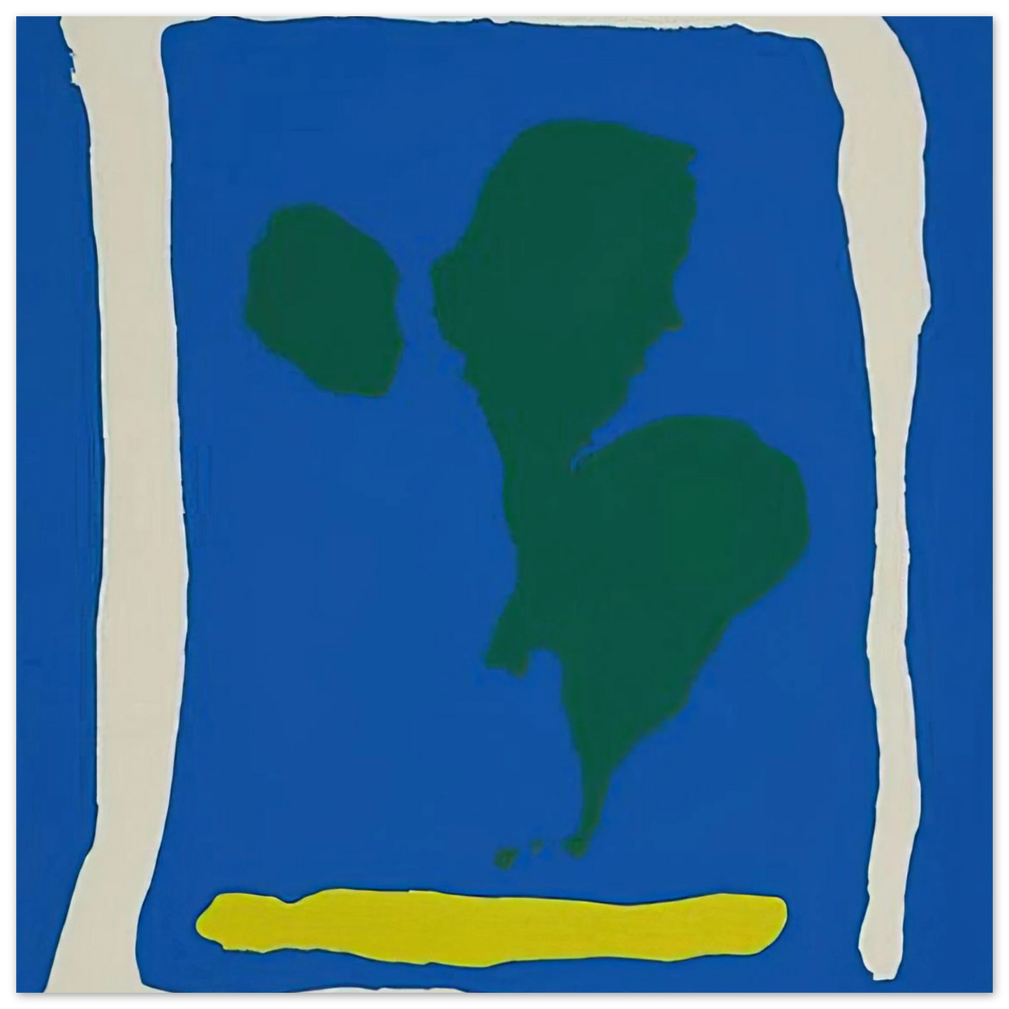 Helen Frankenthaler - Air Frame - 1965 Wall art - 40x50 cm / 16x20 inches - Fine Art Poster-canvas - -