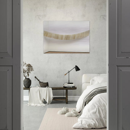 Little Train - Mira Schendel Brushed Aluminum Print - 70x100 cm / 28x40 inches | Mira Schendel Aluminum Print | Mira Schendel Prints