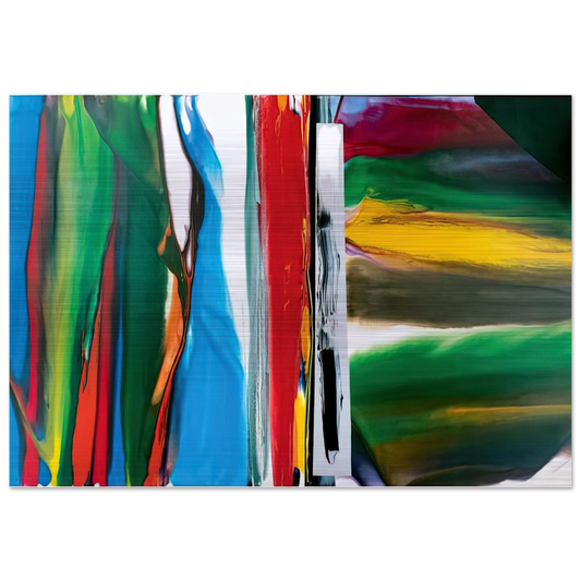 Phenomena Astral Tundra - 1986 - Paul Jenkins Brushed Aluminum Print - 70x100 cm / 28x40 inches | Paul Jenkins Aluminum Print | Paul Jenkins Prints