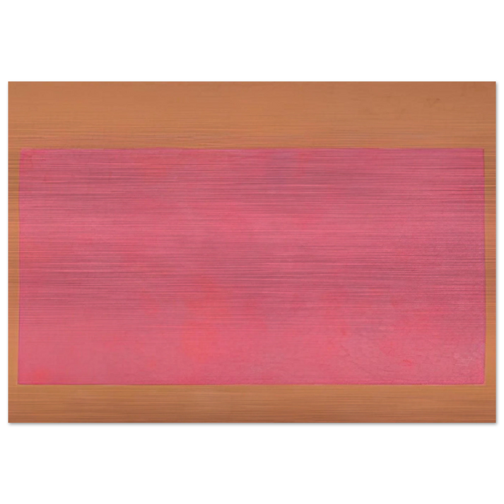 Rose Sun Box Nr. 2 - 1969 - Theodoros Stamos Brushed Aluminum Print - 70x100 cm / 28x40 inches | Theodoros Stamos Aluminum Print | Theodoros Stamos Prints
