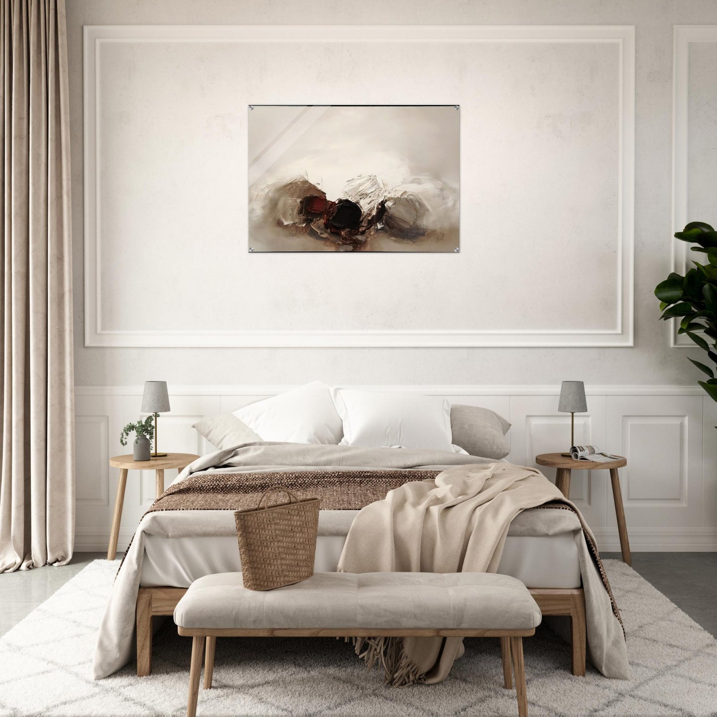 N 300 1960 - Luis Feito Acrylic Print - 70x100 cm / 28x40″ inches