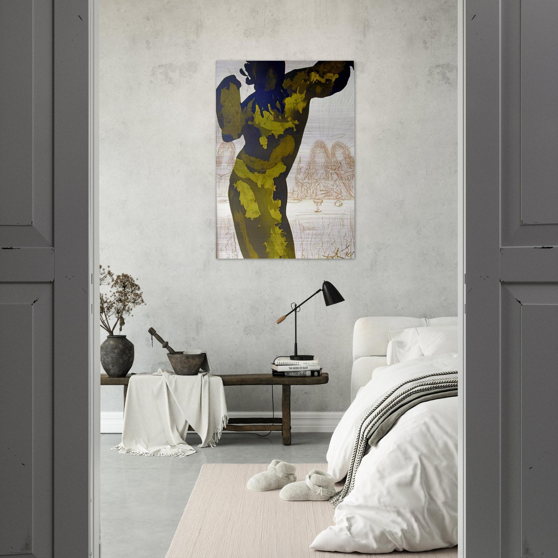 ET POST BUCCELLAM INTROIVIT IN EUM SATANAS PSALMS 40 10 1964 - Salvador Dali Brushed Aluminum Print - 70x100 cm / 28x40 inches | Salvador Dali Aluminum Print | Salvador Dali Prints