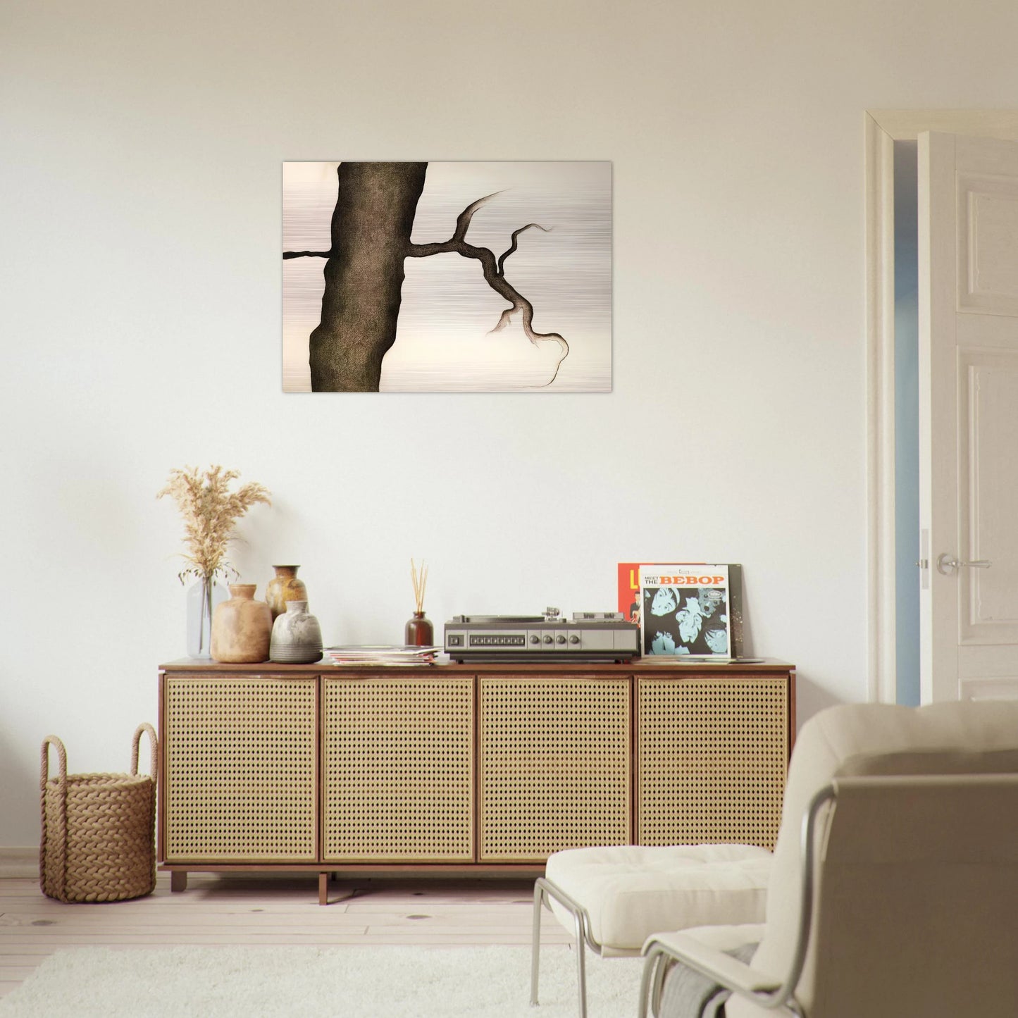 Drawing III - Georgia O'Keeffe Brushed Aluminum Print - 70x100 cm / 28x40 inches | Georgia O'Keeffe Aluminum Print | Georgia O'Keeffe Prints