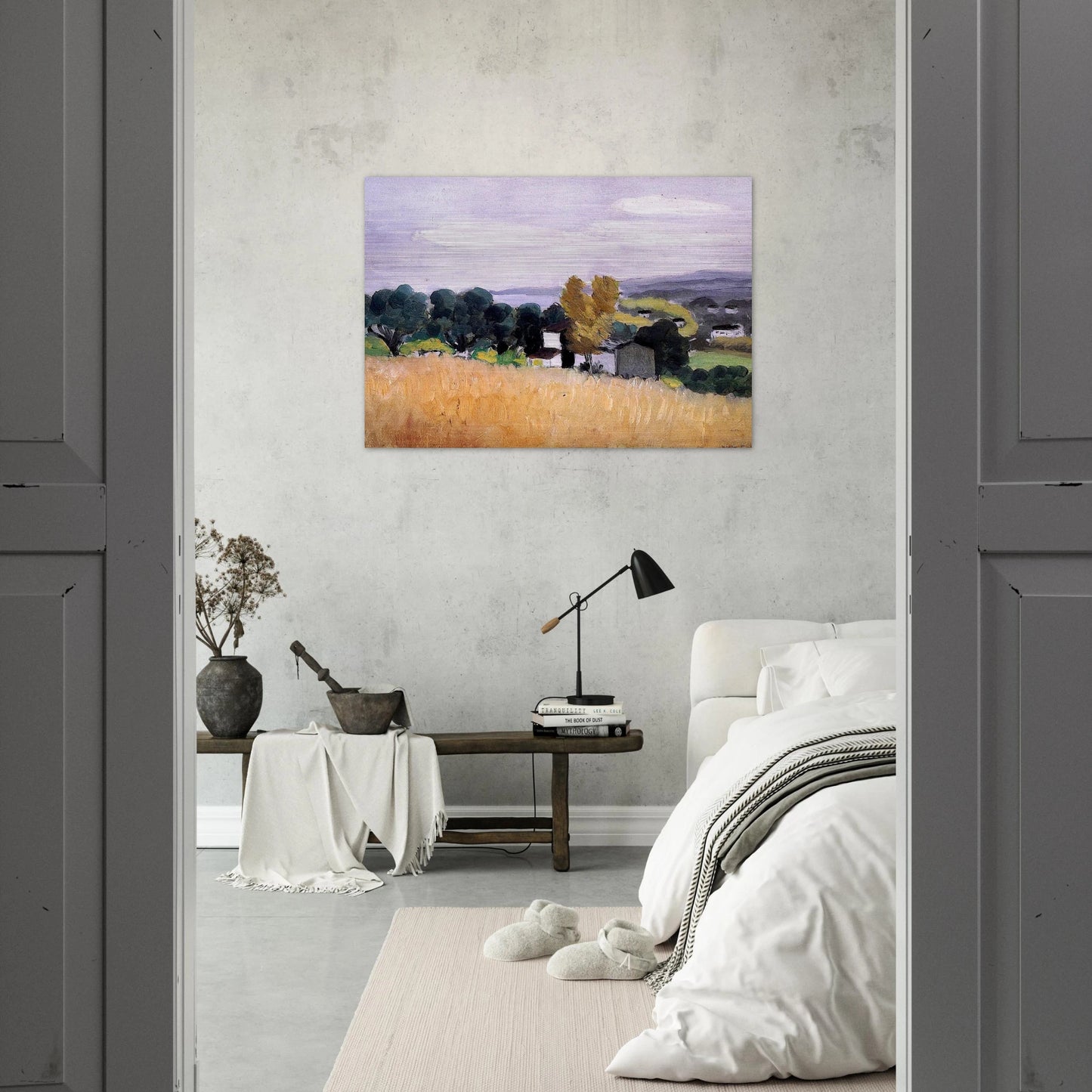 AUTUMN IN CAGNES 1918 - Henri Matisse Brushed Aluminum Print - 70x100 cm / 28x40 inches | Henri Matisse Aluminum Print | Henri Matisse Prints