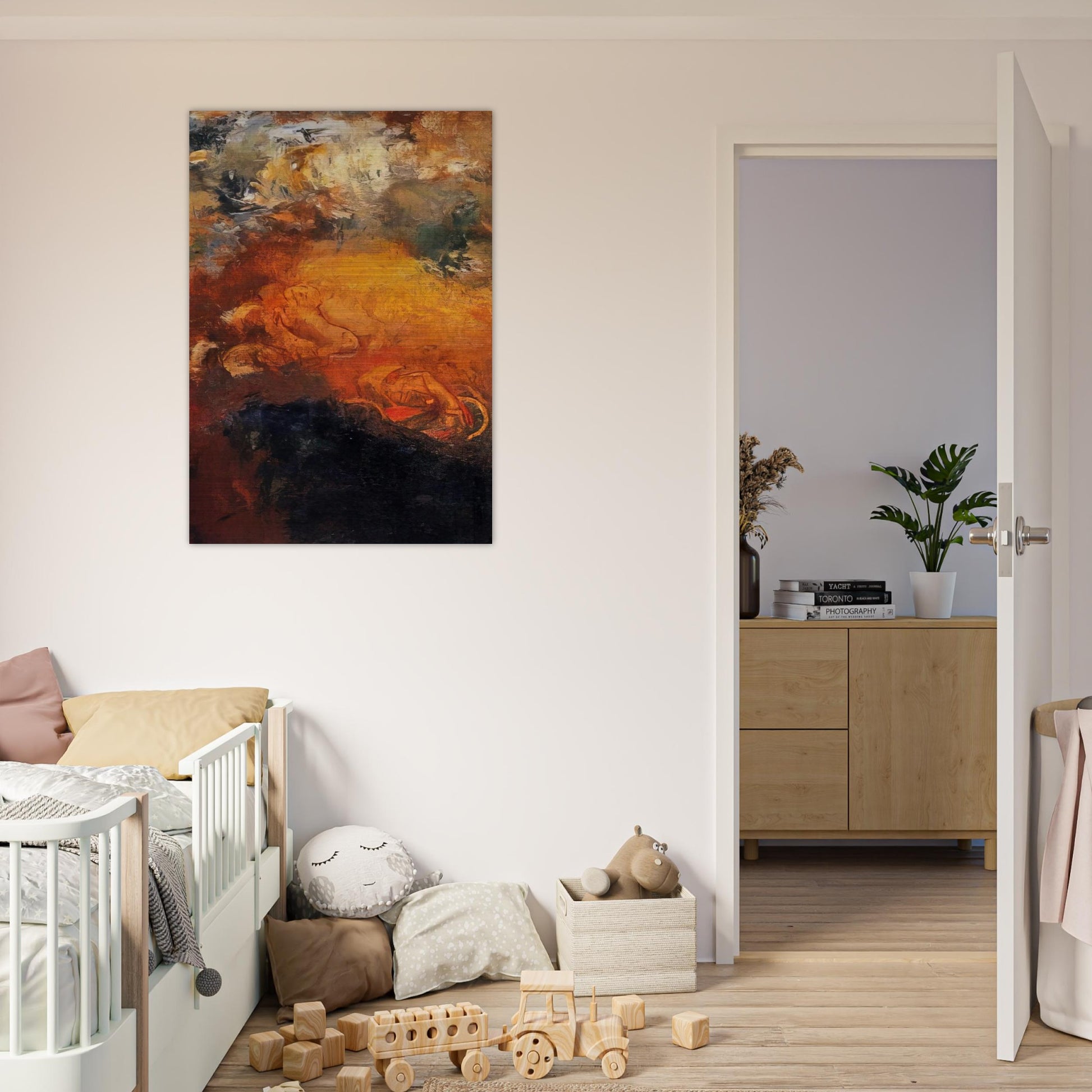 APOLLO S CHARIOT - Odilon Redon Brushed Aluminum Print - 70x100 cm / 28x40 inches | Odilon Redon Aluminum Print | Odilon Redon Prints