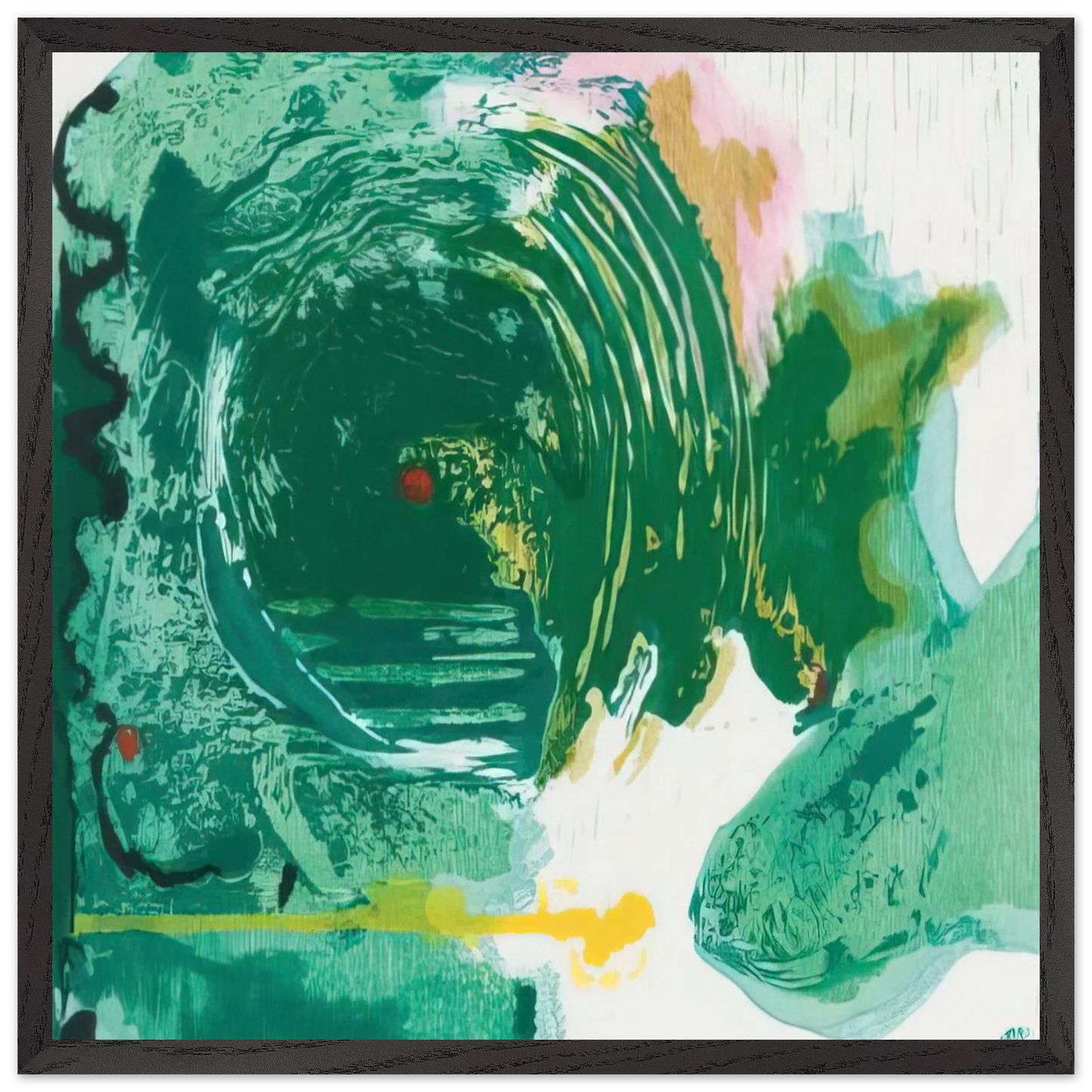 Helen Frankenthaler - Radius - 1993 Wall art - 20x25 cm / 8x10 inches - Fine Art Poster-canvas - -