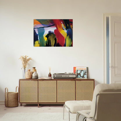 Phenomena Solstice Encounter - Paul Jenkins Brushed Aluminum Print - 70x100 cm / 28x40 inches | Paul Jenkins Aluminum Print | Paul Jenkins Prints