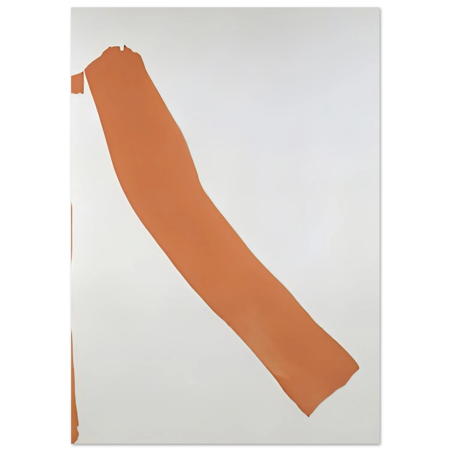Helen Frankenthaler - Stride, 1969- Wall Art - 60x80 cm / 24x32 inches - Premium Wooden Framed Poster With Fine Art Paper-canvas - White frame