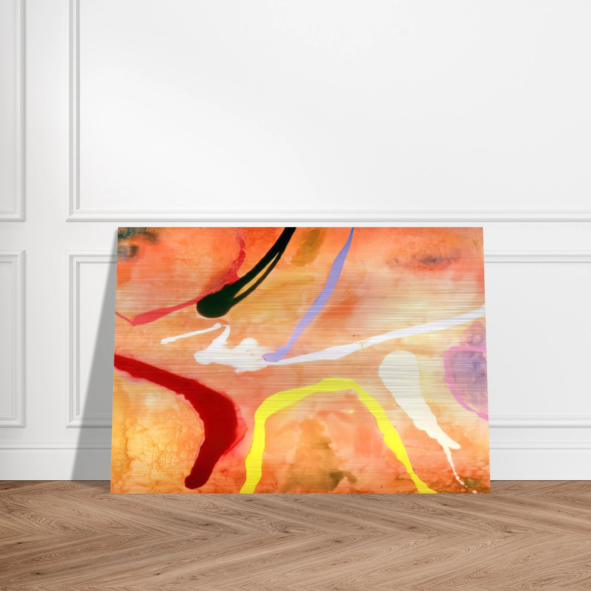 Sarah Rose - 1969 - Ronnie Landfield Brushed Aluminum Print - 70x100 cm / 28x40 inches | Ronnie Landfield Aluminum Print | Ronnie Landfield Prints