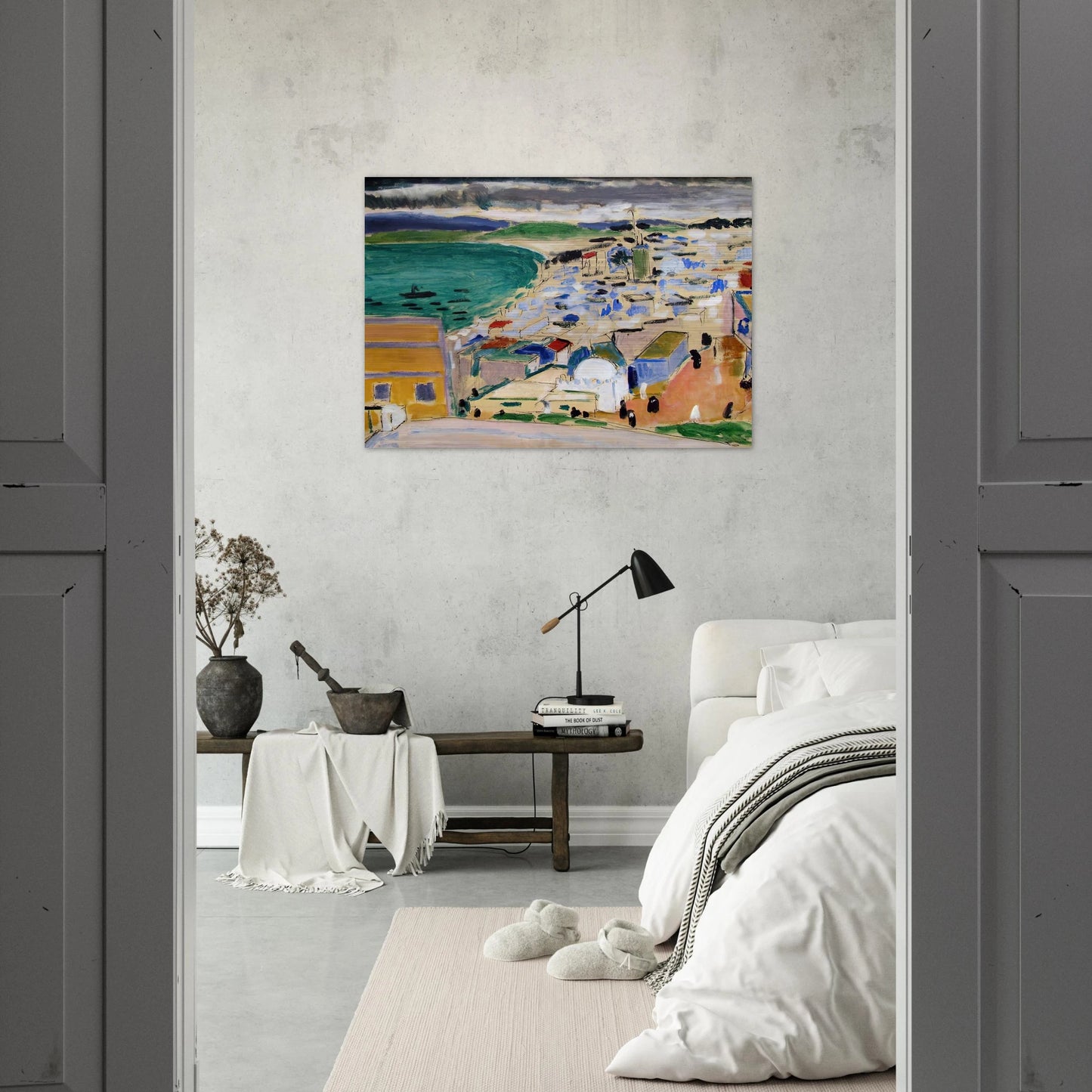 THE BAY OF TANGIER 1912 - Henri Matisse Brushed Aluminum Print - 70x100 cm / 28x40 inches | Henri Matisse Aluminum Print | Henri Matisse Prints