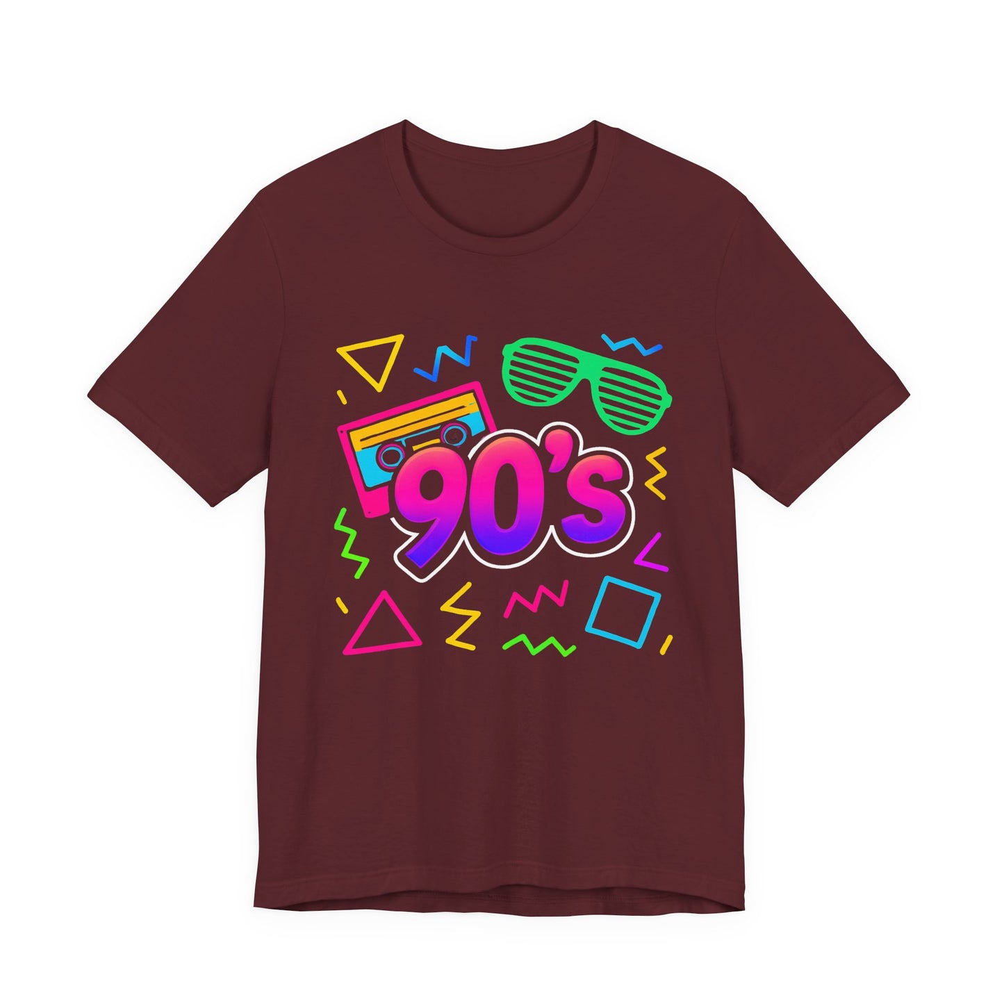 Música de la vieja escuela de los 90: ambiente arcade, clásico vintage de los 90. Camiseta retro de los 90 con la frase "Amo los años noventa".