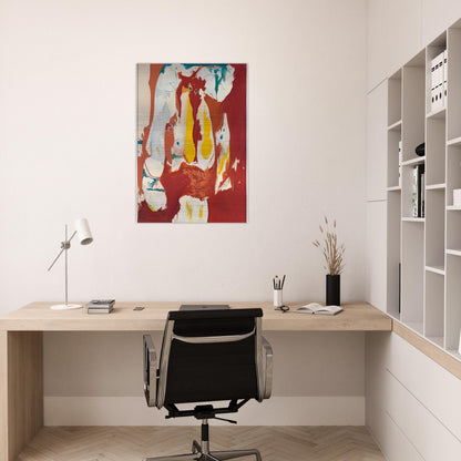 The Red Sea, 1959- - Helen Frankenthaler Brushed Aluminum Print - 70x100 cm / 28x40 inches | Helen Frankenthaler Aluminum Print | Helen Frankenthaler Prints