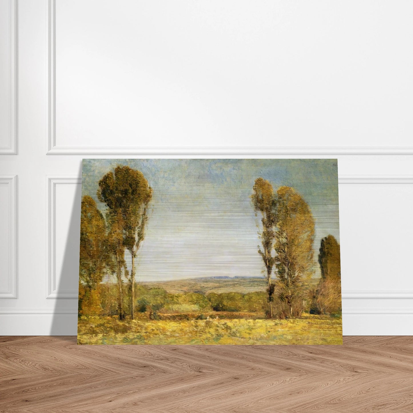 Golden Afternoon - Childe Hassam Brushed Aluminum Print - 70x100 cm / 28x40 inches | Childe Hassam Aluminum Print | Childe Hassam Prints