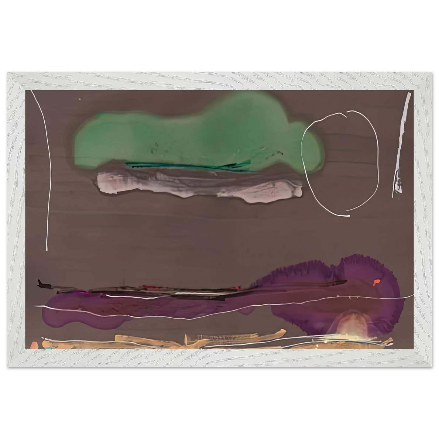 Helen Frankenthaler - Madrid, 1984- Wall Art - 28x40 inches / 70x70 cm - Canvas (Imperial)-canvas - -