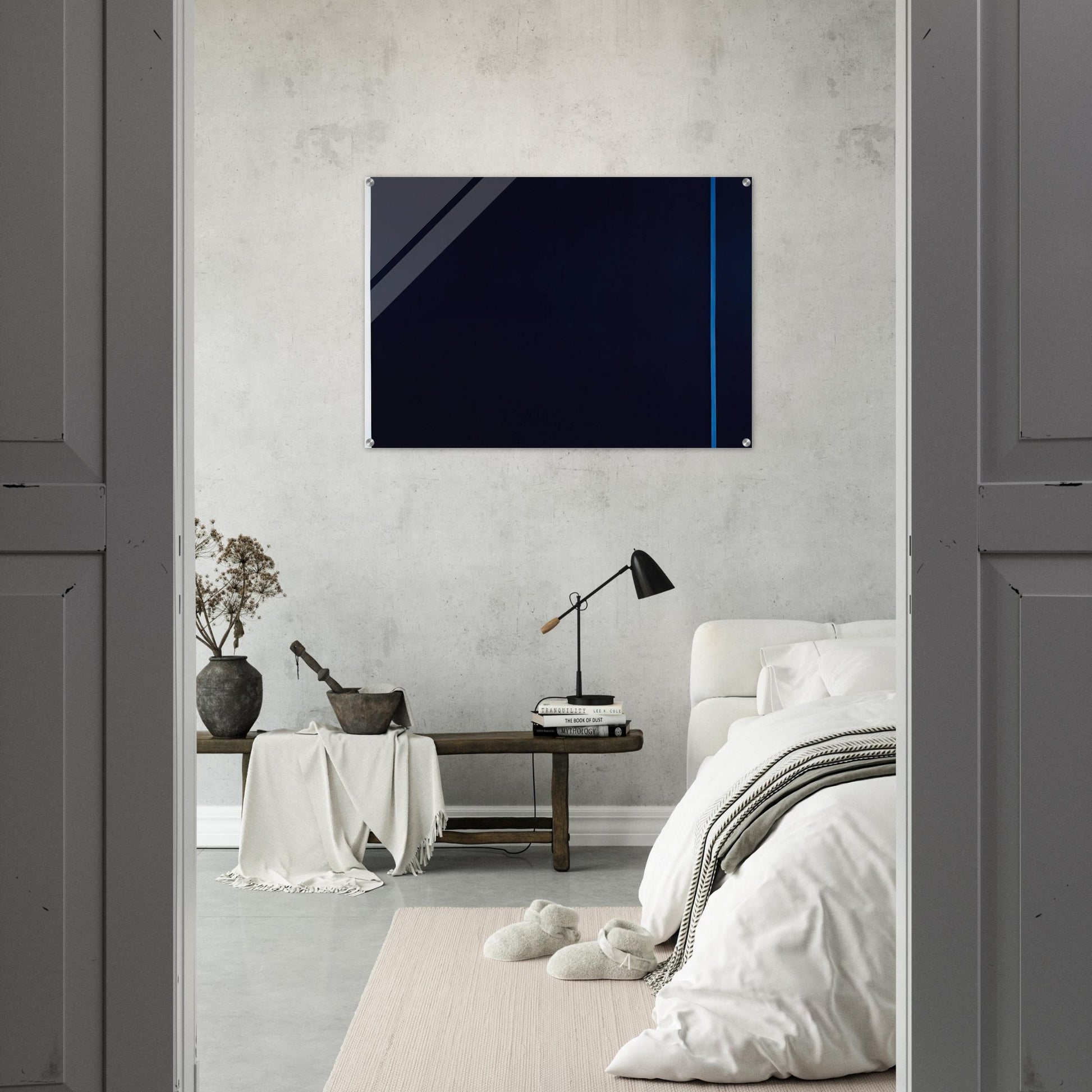 Midnight Blue - Barnett Newman Acrylic Print - 70x100 cm / 28x40″ inches | Barnett Newman Wall Art | Barnett Newman Prints