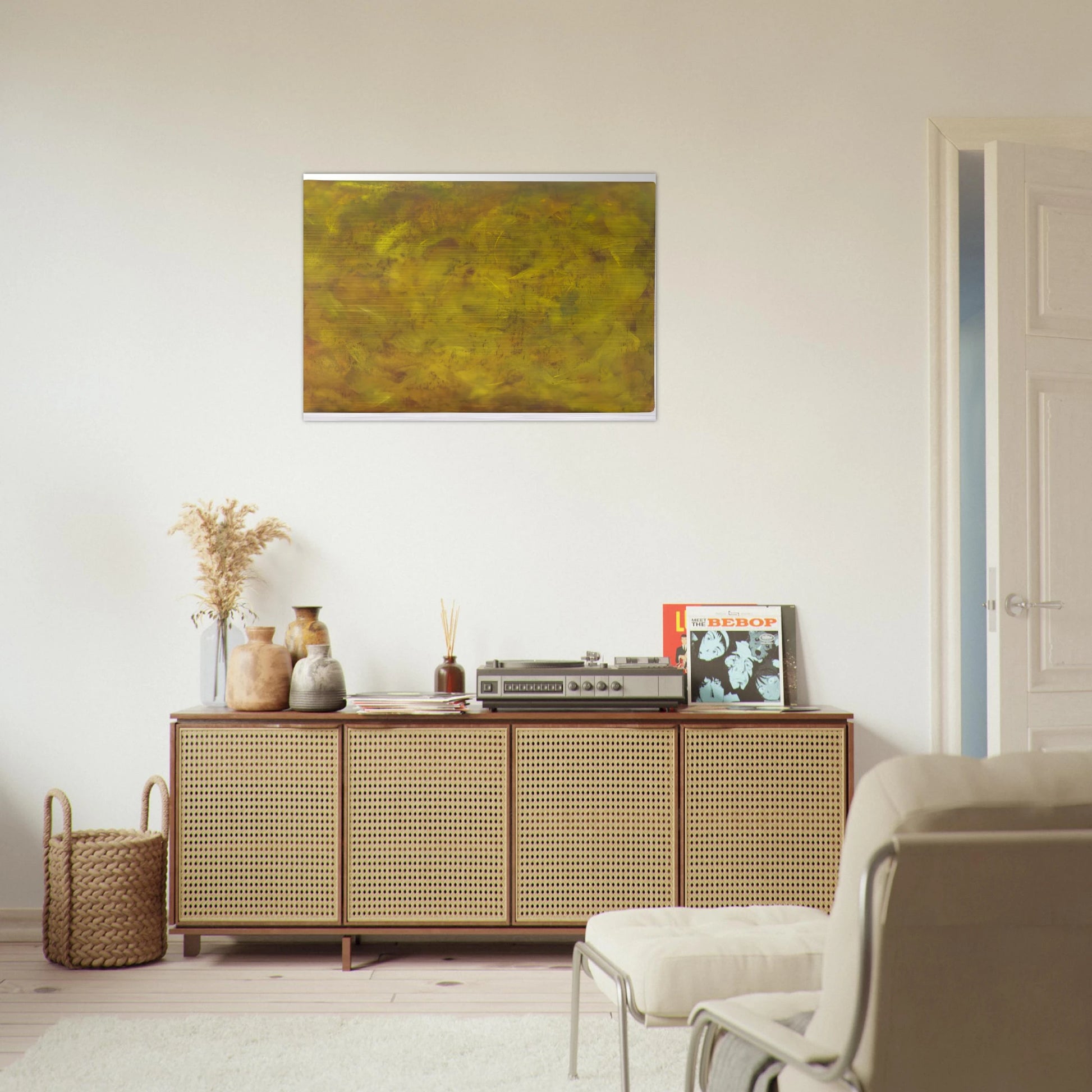 FARBRAUMK RPER 1982 - Gotthard Graubner Brushed Aluminum Print - 70x100 cm / 28x40 inches | Gotthard Graubner Aluminum Print | Gotthard Graubner Prints