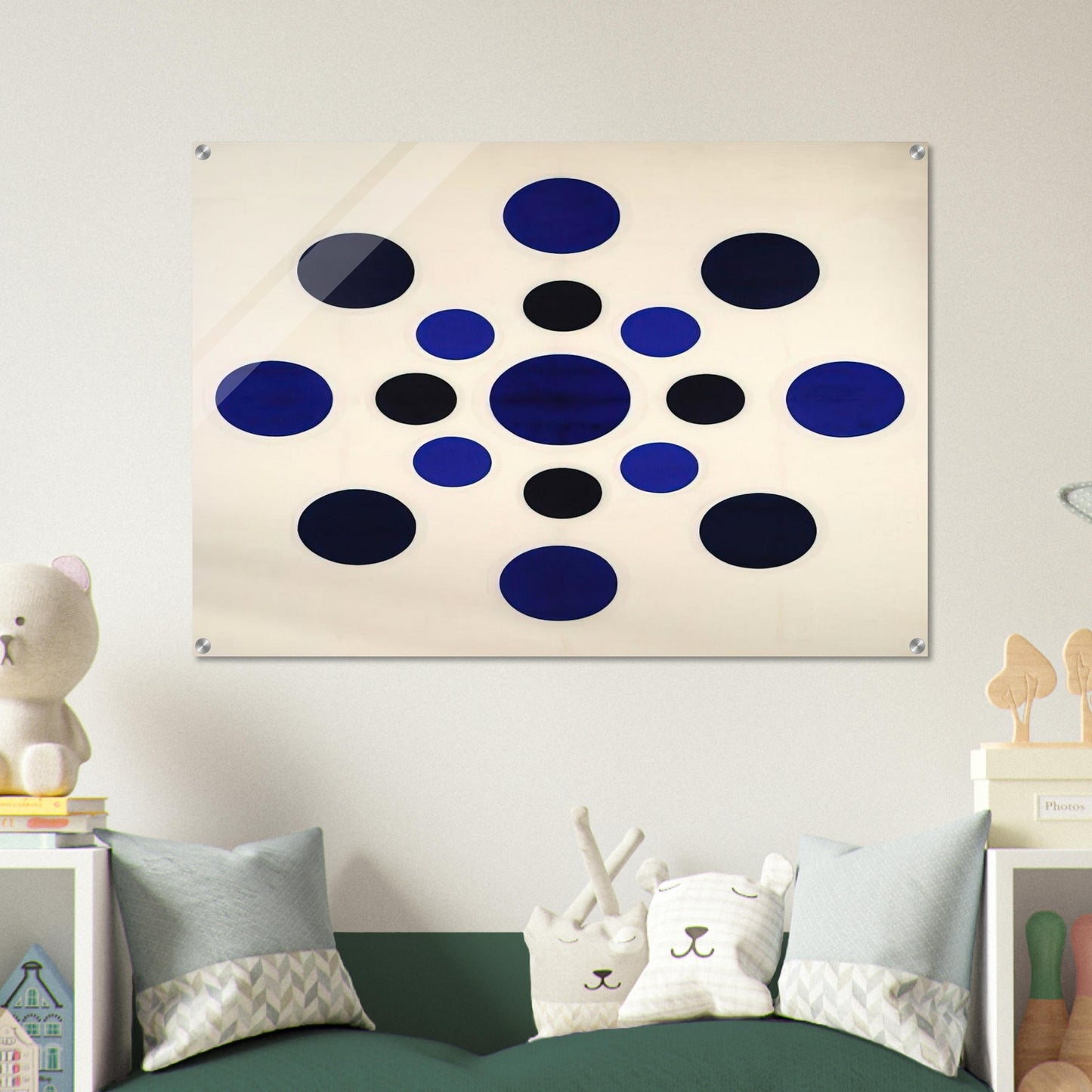 On Blue - 1963 - Thomas Downing Acrylic Print - 70x100 cm / 28x40″ inches
