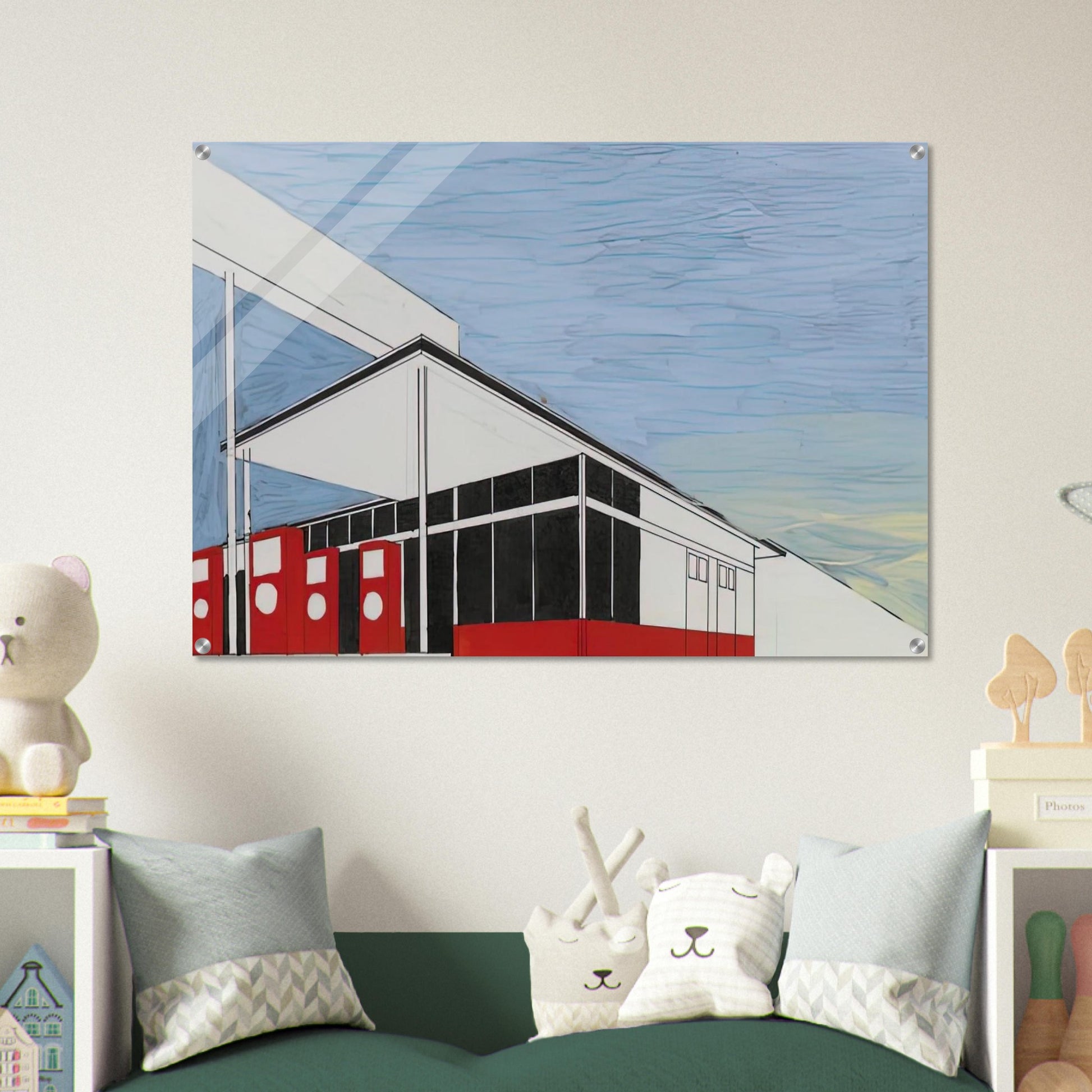 STANDARD STUDY 3 1963 - Edward Ruscha Acrylic Print - 70x100 cm / 28x40″ inches