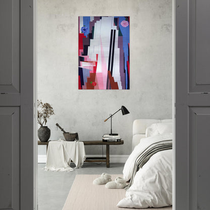 Manhattan - Georgia O'Keeffe Brushed Aluminum Print - 70x100 cm / 28x40 inches | Georgia O'Keeffe Aluminum Print | Georgia O'Keeffe Prints